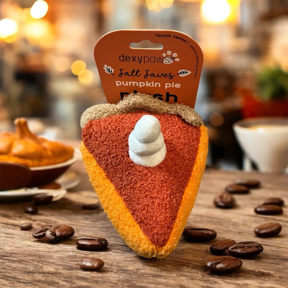 π Dexy Paws Pumpkin Pie Dog Toy - Picture 3 of 7